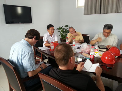 美國客戶視察設(shè)備進展情況 美國客戶視察設(shè)備進展情況